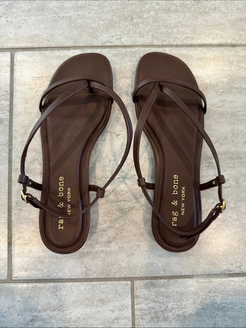 Rag & Bone Giselle Strappy Thong Sandals - Picture 8 of 10